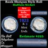 Image 1 : Buffalo Nickel Shotgun Roll in Old Bank Style 'Bell Telephone'  Wrapper 1923 &s Mint Ends