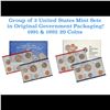 Image 1 : Group of 2 United States Mint Set in Original Government Packaging! From 1991-1992 with 20 Coins Ins