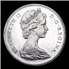 Image 2 : 1965 Small Beads, Pointed 5 Canada Dollar $1 Grades GEM++ PL