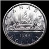 Image 3 : 1965 Small Beads, Pointed 5 Canada Dollar $1 Grades GEM++ PL