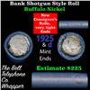 Image 1 : Buffalo Nickel Shotgun Roll in Old Bank Style 'Bell Telephone'  Wrapper 1925 &d Mint Ends