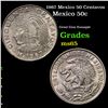1967 Mexico 50 Centavos Grades GEM Unc