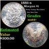 Image 1 : 1881-s Morgan Dollar $1 Grades Choice+ Unc