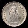 Image 2 : 1948B Switzerland 1/2 Franc Silver KM# 24 Grades Select+ Unc