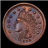 Image 2 : 1863 Indian Civil War Token 1c Grades Select+ Unc RB