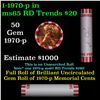 Image 1 : Shotgun Lincoln 1c roll, 1970-p 50 pcs Bank Wrapper.