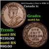 Image 1 : 1915 Canada 1 Cent 1c KM# 21 Grades Select Unc BN