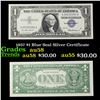 1957 $1 Blue Seal Silver Certificate Grades Choice AU/BU Slider