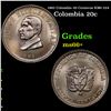 1965 Colombia 20 Centavos KM# 224 Grades GEM++ Unc