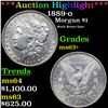Image 1 : ***Auction Highlight*** 1889-o Morgan Dollar $1 Graded Select+ Unc BY USCG (fc)