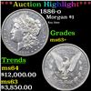 Image 1 : ***Auction Highlight*** 1886-o Morgan Dollar $1 Graded Select+ Unc BY USCG (fc)