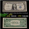 Image 1 : **Star Note** 1935F $1 Blue Seal Silver Certificate Grades vf++