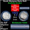 Image 1 : Buffalo Nickel Shotgun Roll in Old Bank Style 'Bell Telephone'  Wrapper 1925 &d Mint Ends