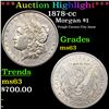 Image 1 : ***Auction Highlight*** 1878-cc Morgan Dollar $1 Grades Select Unc (fc)