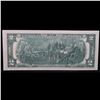 Image 3 : 1976 $2 Federal Reserve Note 1st Day of Issue, with Stamp Grades Gem CU