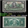 Image 1 : 1937 Bank of Canada $1 (Ottawa, CA) Grades vf+