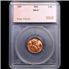 Image 4 : ***Auction Highlight*** 1955-p Lincoln Cent Near TOP POP! 1c Graded ms67 rd By SEGS (fc)