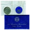 1971-s Silver Uncirculated Eisenhower "Blue Ike" Silver Dollar in Original Packaging