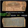 Image 1 : 1864 $5 Confederate Note, T69 Grades f+