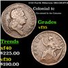 Image 1 : 1723 Farth Hibernia DEI.GRATIA Colonial Cent 1c Grades vf++