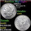 Image 1 : ***Auction Highlight*** 1883-s Morgan Dollar $1 Graded Select Unc BY USCG (fc)