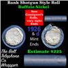 Image 1 : Buffalo Nickel Shotgun Roll in Old Bank Style 'Bell Telephone'  Wrapper 1926 &d Mint Ends