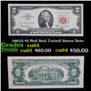1963A $2 Red Seal United States Note Grades Gem CU
