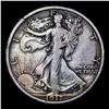 Image 2 : 1917-p Walking Liberty Half Dollar 50c Grades vf+