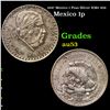 1947 Mexico 1 Peso Silver KM# 456 Grades Select AU