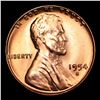 Image 2 : 1954-s Lincoln Cent 1c Grades GEM+ Unc RD
