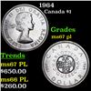 1964 Canada Dollar $1 Grades GEM++ PL