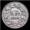 Image 3 : 1943B Switzerland 1/2 Franc 1/2f KM# 23 Grades Select Unc