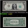 Image 1 : 1963 $1 Federal Reserve Note (Philadelphia, PA) Grades Gem CU