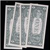 Image 3 : 4x Consecutive 1995 $1 Federal Reserve Notes (New York, NY), All CU Grades CU