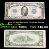 1934C $10 Blue Seal Silver Certificate Fr-1704 Grades vf++
