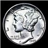 Image 2 : 1944-d Mercury Dime 10c Grades GEM+ FSB