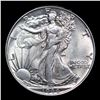 Image 2 : 1944-p Walking Liberty Half Dollar 50c Grades Choice Unc