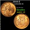 Image 1 : 1944-d Lincoln Cent 1c Grades Choice+ Unc RD