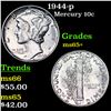 Image 1 : 1944-p Mercury Dime 10c Grades GEM+ Unc