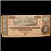 Image 2 : 1864 $10 Confederate Note, T68 Grades Choice AU