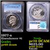 Image 1 : Proof PCGS 1977-s Eisenhower Dollar $1 Graded pr69 dcam By PCGS