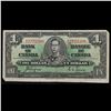 Image 2 : 1937 Bank of Canada $1 (Ottawa, CA) Grades vf+