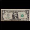 Image 2 : **Star Note** 2001 $1  Federal Reserve Note (Philadelphia, PA) Grades vf+