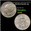 1931 Netherlands 1 Gulden Silver KM# 161.1 Grades Choice AU/BU Slider
