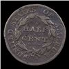 Image 3 : 1810 Classic Head half cent 1/2c Grades vf+