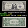 1957A $1 Blue Seal Silver Certificate Grades Gem CU
