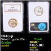 Image 1 : NGC 1948-p Washington Quarter 25c Graded ms66 By NGC