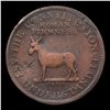 Image 2 : 1833 Responsibility Hard Times Token HT-70 1c Grades vf++