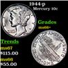 Image 1 : 1944-p Mercury Dime 10c Grades GEM++ Unc