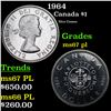 1964 Canada Dollar $1 Grades GEM++ PL